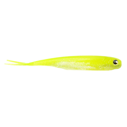 RAID Japan 4" Fish Roller Jerk Minnow White Chart / 4" RAID Japan 4" Fish Roller Jerk Minnow White Chart / 4"