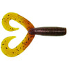 Yamamoto Double Tail Grub 5" / Dark Pumpkin Black Flake