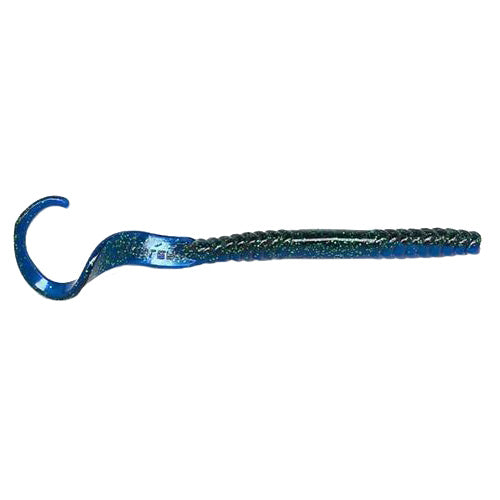 Gambler Lures Ribbon Tail Worm 7" / Emerald Blue Gambler Lures Ribbon Tail Worm 7" / Emerald Blue