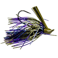 Crock-O-Gator Zapper Jig 1/2 oz / Green Pumpkin/Purple