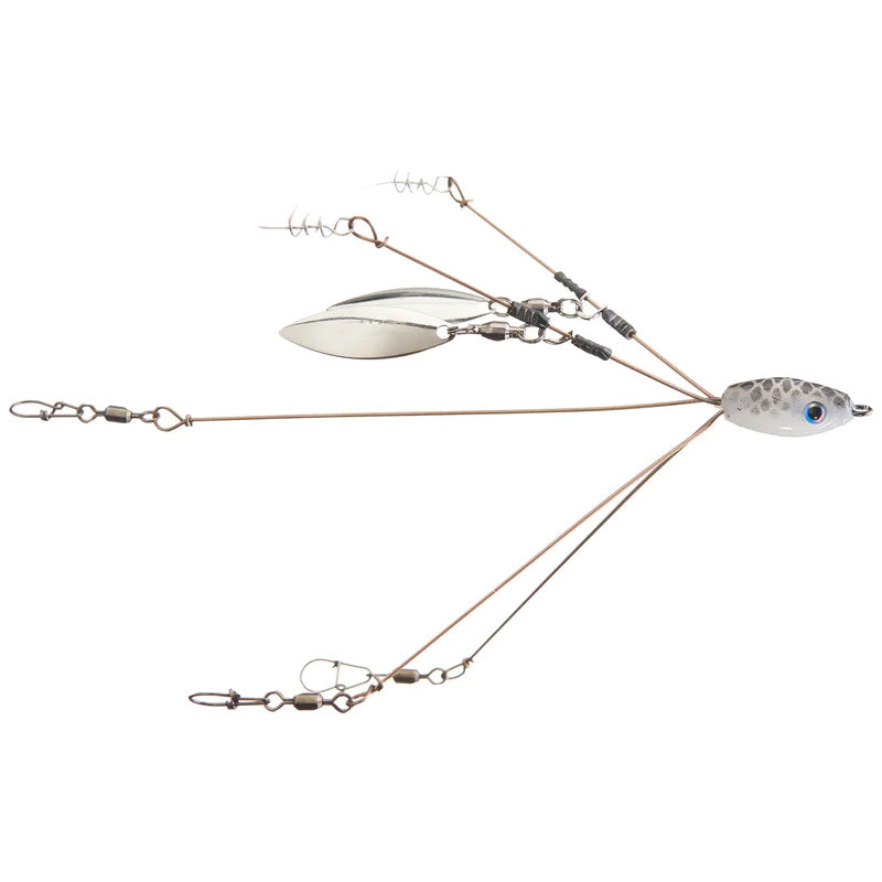 Hog Farmer Bait Company Tactical Bassin Micro Flex Umbrella Rig 5 Wire 2 Blades