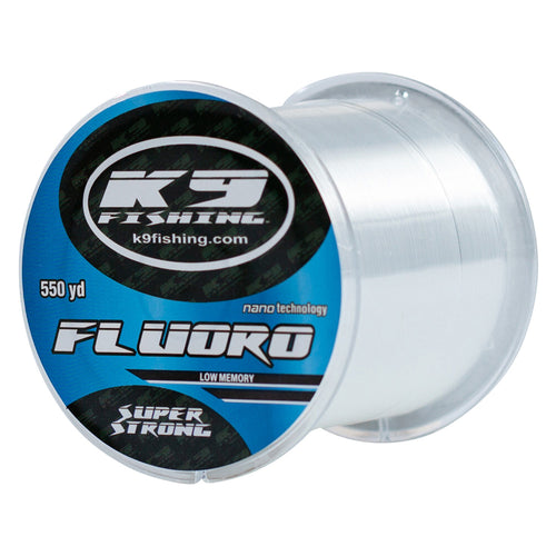 K9 Fishing Clear Fluorocarbon 8lb / 550 Yards K9 Fishing Clear Fluorocarbon 8lb / 550 Yards