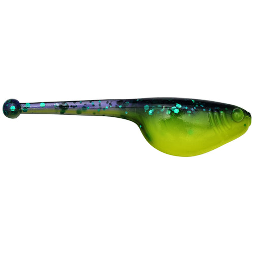 Strike King Mr. Crappie Shadpole Junebug Chartreuse / 2" Strike King Mr. Crappie Shadpole Junebug Chartreuse / 2"