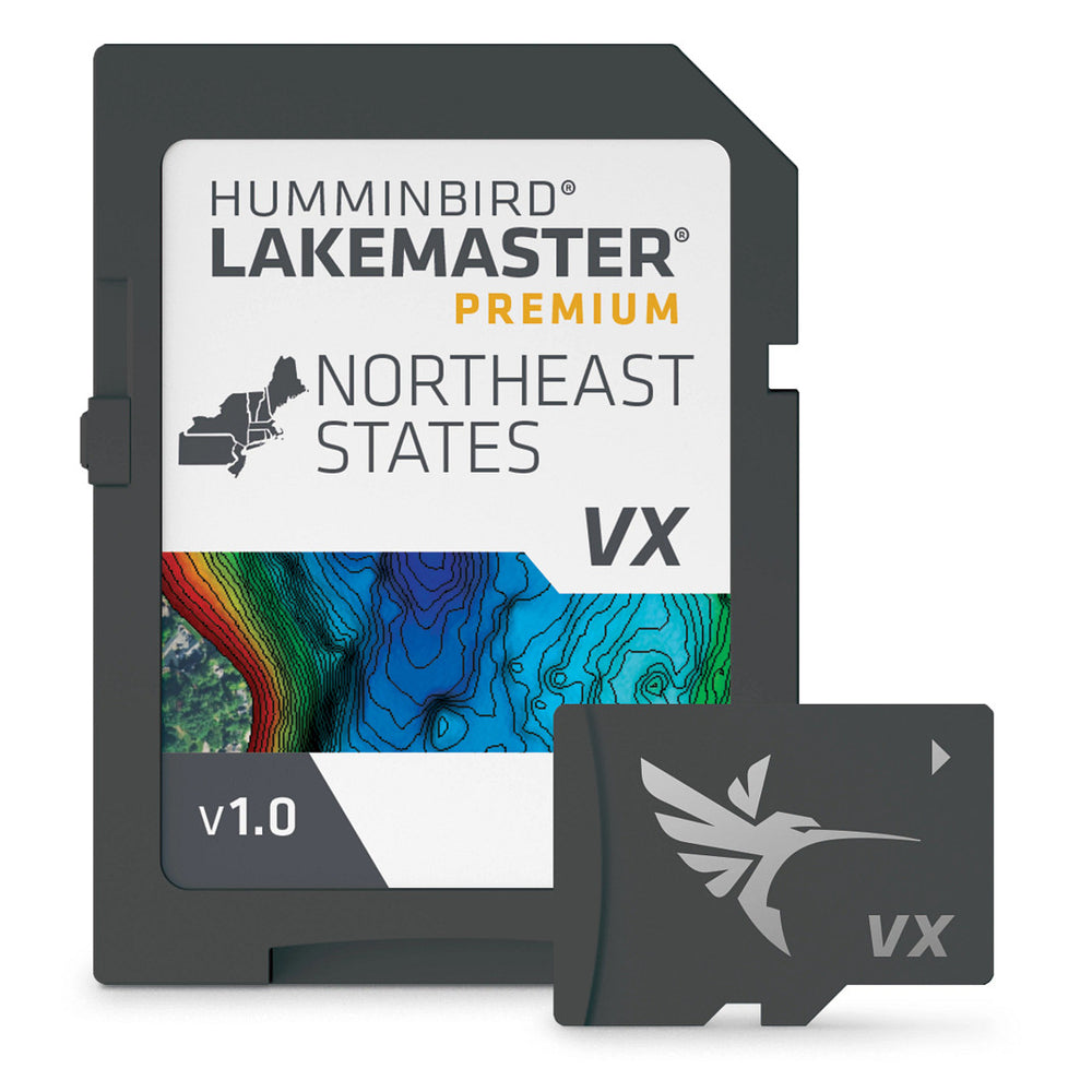 Humminbird LakeMaster VX Premium Digital GPS Maps Premium Northeast States V1