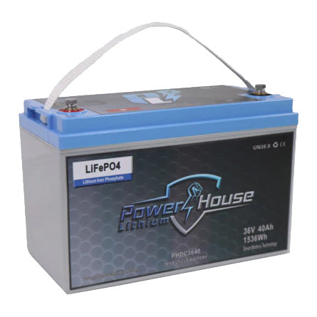 PowerHouse Lithium 36V 40AH Deep Cycle Battery 36V 40AH Lithium Deep Cycle Battery