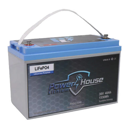 PowerHouse Lithium 36V 40AH Deep Cycle Battery 36V 40AH Lithium Deep Cycle Battery PowerHouse Lithium 36V 40AH Deep Cycle Battery 36V 40AH Lithium Deep Cycle Battery