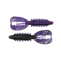 Xzone Lures Adrenaline Craw 4.25" Purple Shadow / 4 1/4"