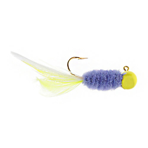 Mr. Crappie Shoo Shiner Jig 1/16oz Refrigerator White 2-pk