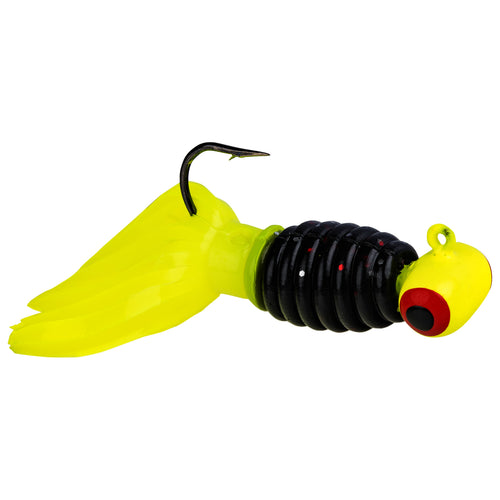 Strike King Mr. Crappie Sausage Head 1/16 oz / Tuxedo Black Chartreuse Strike King Mr. Crappie Sausage Head 1/16 oz / Tuxedo Black Chartreuse