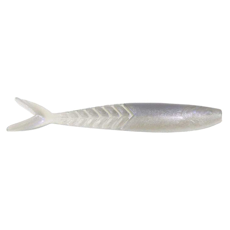 Zoom Shimmer Shad 4 1/4" / Albino