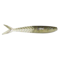 Zoom Shimmer Shad 4 1/4" / Electric Shad