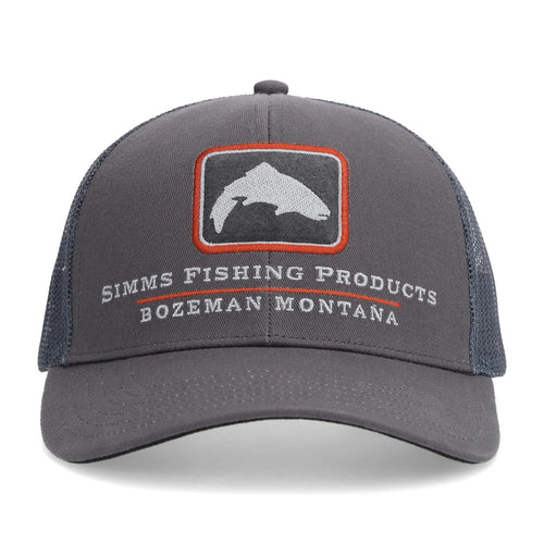 Simms Double Haul Icon Trucker Hat Slate Simms Double Haul Icon Trucker Hat Slate