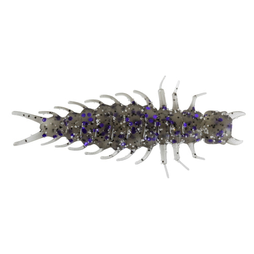 Great Lakes Finesse 2.4" Juicy Hellgrammite Smoke Clear Purple / 2.4" Great Lakes Finesse 2.4" Juicy Hellgrammite Smoke Clear Purple / 2.4"