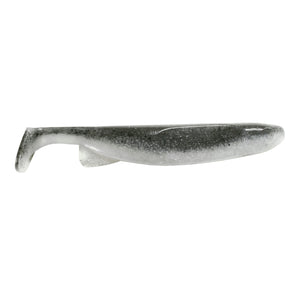 6" Bumble Shad Smoke Pepper Clear