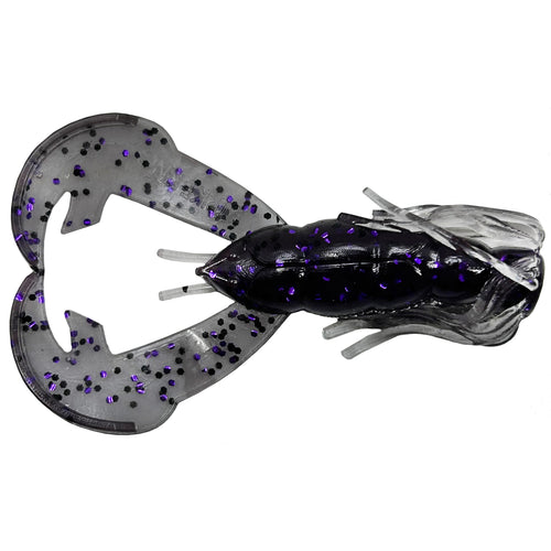 Strike King Rage Luau Craw Smoke Purple Black Flake / 4" Strike King Rage Luau Craw Smoke Purple Black Flake / 4"