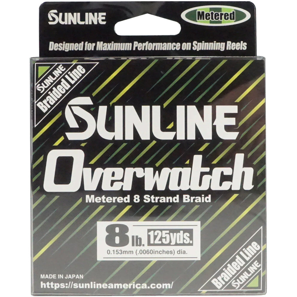 Sunline Overwatch Braided Line Green Metered / 12lb / 125 Yards