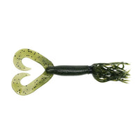 Yamamoto Double Tail Hula Grub 5" / Watermelon Black Flake