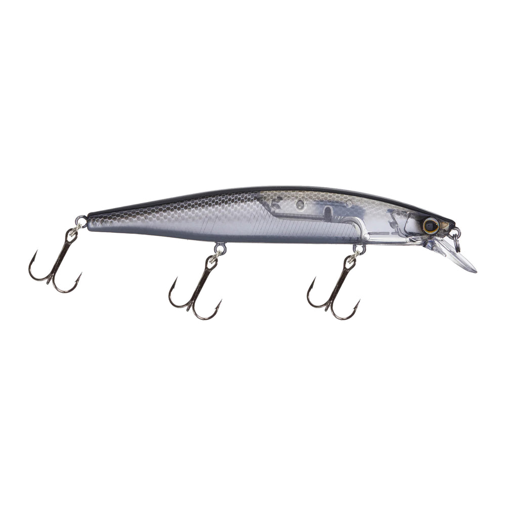 Shimano World Minnow Flash Boost Jerkbait Black Silver / 4 1/2"