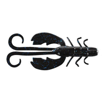 Berkley PowerBait Crazy Leg Chigger Craw 4" / Black Blue Fleck