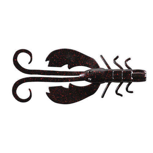 Berkley PowerBait Crazy Leg Chigger Craw 3" / Black Red Fleck Berkley PowerBait Crazy Leg Chigger Craw 3" / Black Red Fleck