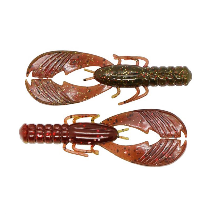Xzone Lures 3.25" Muscle Back Finesse Craw Boarder Craw / 3 1/4"