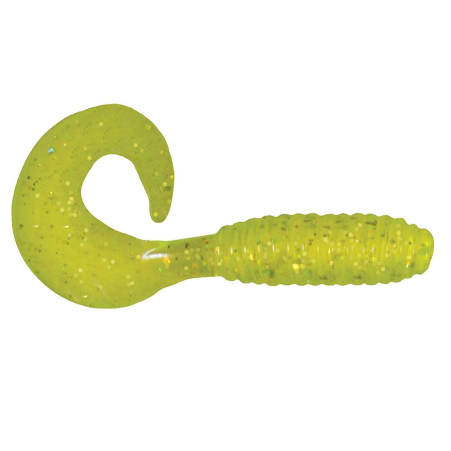 Kalin's Mogambo Grub Chartreuse Hologram / 6"