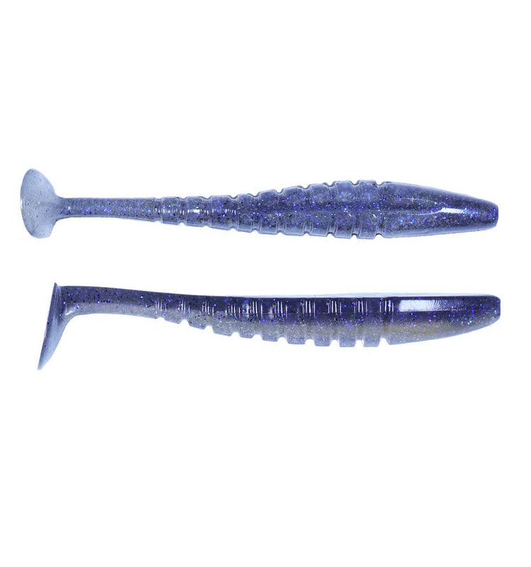 x Zone Lures 5.5 Pro Series Mega Swammer, Green Pumpkin Blue Flake