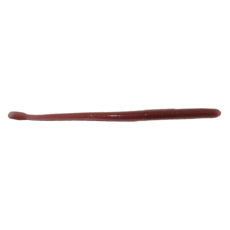 Roboworm 6'' Straight Tail Worm Oxblood Lt w/Red Flake / 6"
