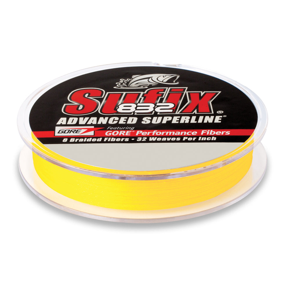 Sufix 832 Braid 8lb / Hi-Vis Yellow / 300 Yards