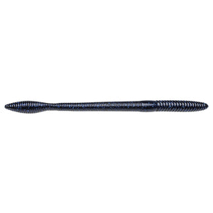 KVD Perfect Plastic OPT Bullworm 10" Black Blue Flake / 10"