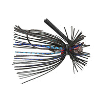 Jewel Baits Finesse Jig 2 Pack Black/Blue Flash / 5/16 oz