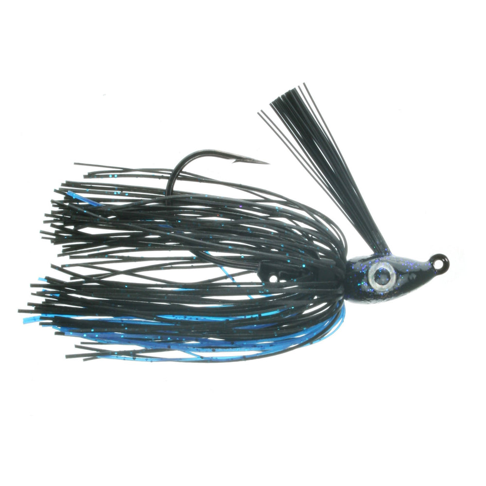 Nichols Lures Saber Swim Jig 1/4 oz / Black and Blue