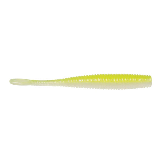 SPRO CJ Smasher Worm Chartreuse White / 3"