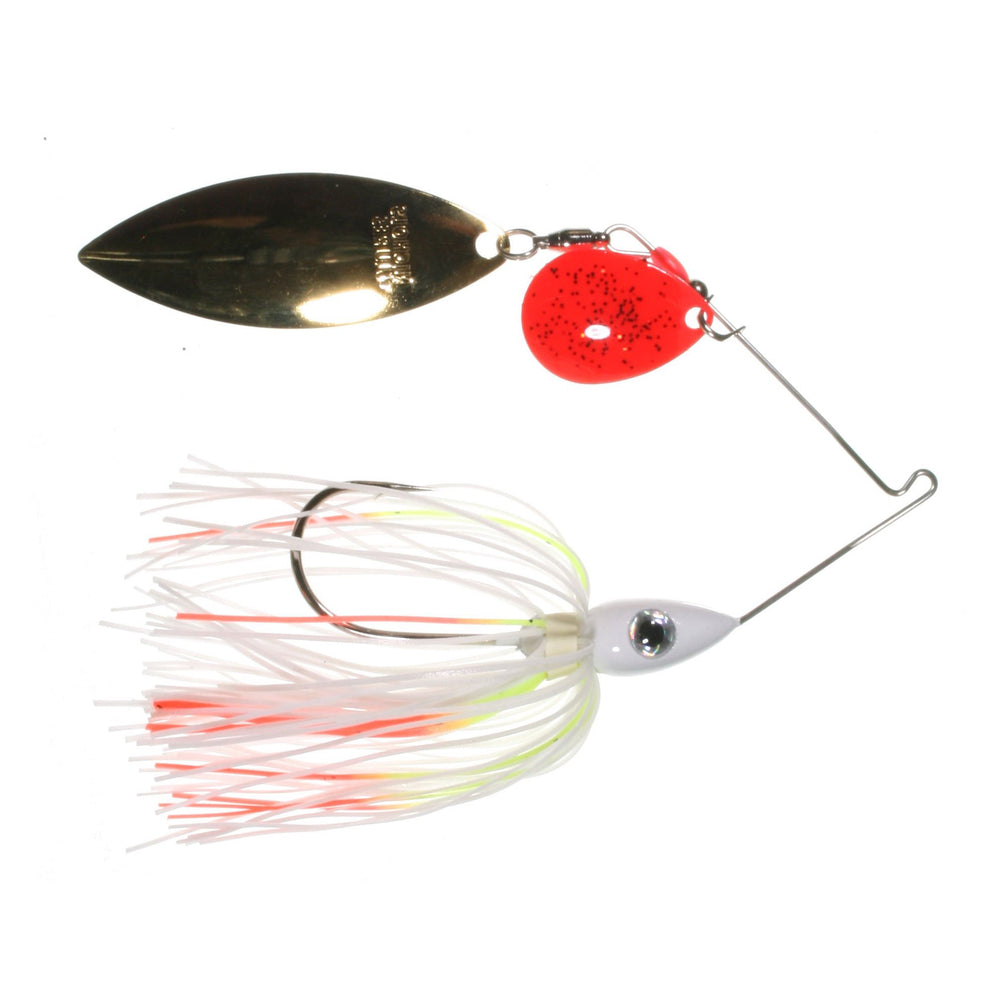 Nichols Lures Pulsator Kicker Spinnerbait 1/2 oz / Coleslaw Red