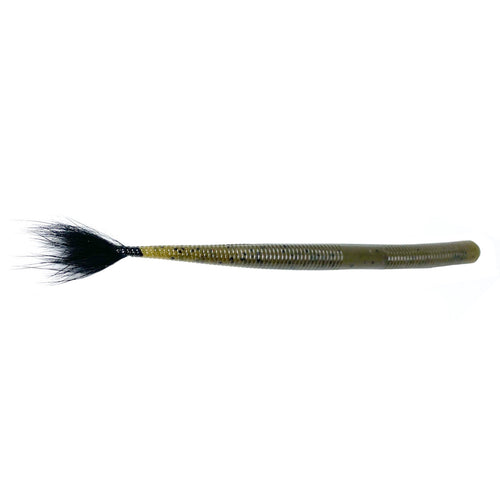 Rabid Baits Shaker Straight Tail Worm Green Pumpkin / 6" Rabid Baits Shaker Straight Tail Worm Green Pumpkin / 6"