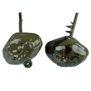 Shake-E-Football Jig Head 3/8 oz / Green Pumpkin/Tiger