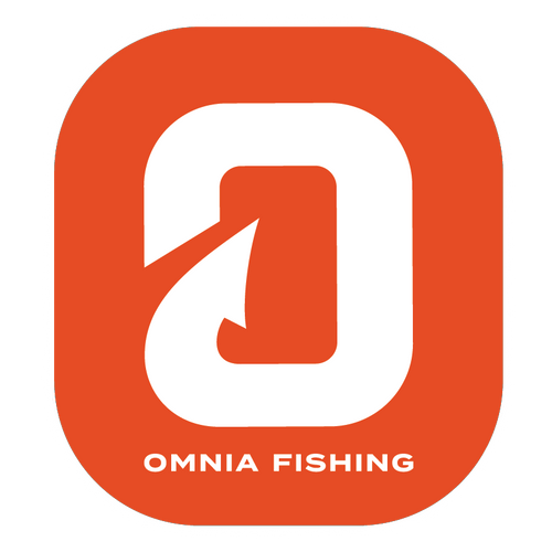 Omnia Fishing Rounded Square Sticker Orange Omnia Fishing Rounded Square Sticker Orange