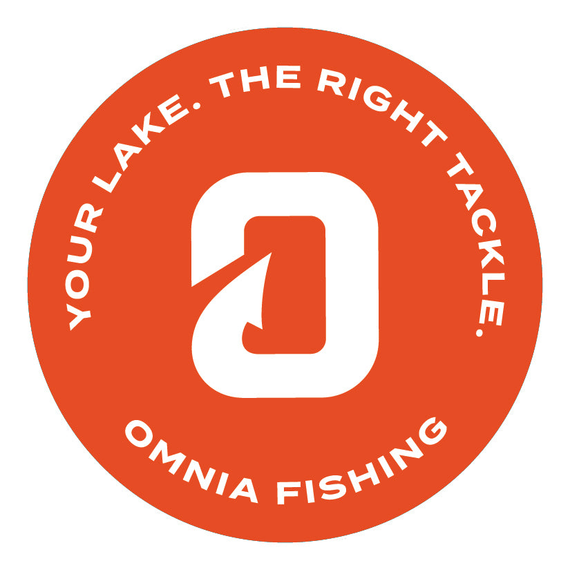 Omnia Fishing Circle Sticker Orange