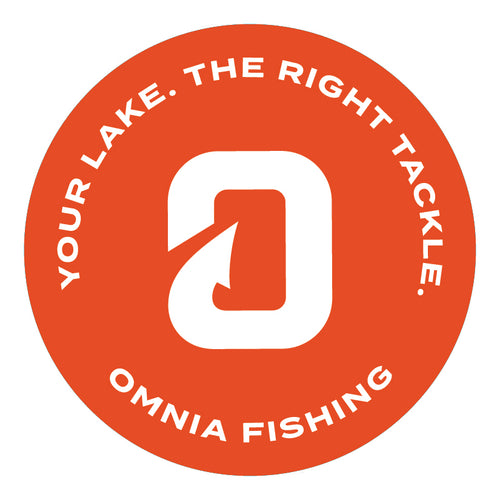 Omnia Fishing Circle Sticker Orange Omnia Fishing Circle Sticker Orange