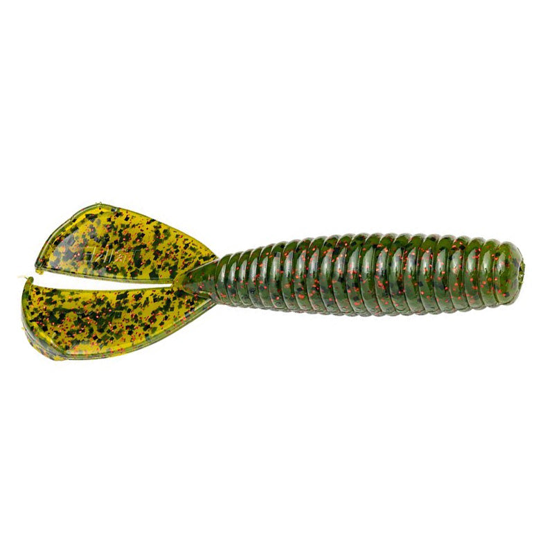 Strike King Magnum Rage Menace Grub Watermelon Red Flake / 4"