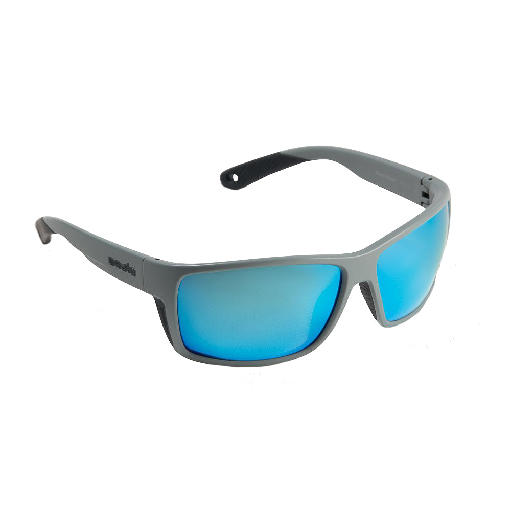 Bajío Bales Beach Polycarbonate Lens Sunglasses Basalt Matte / Blue Polycarbonate