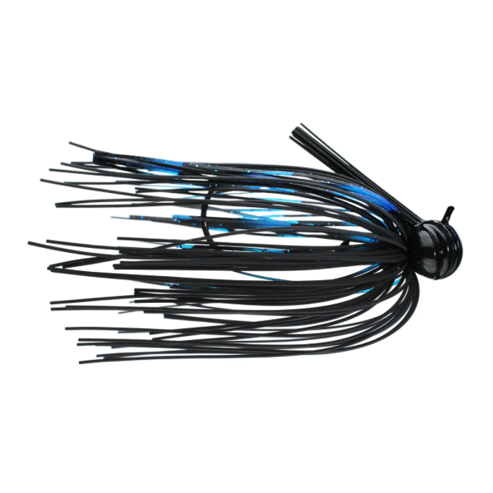 Greenfish Tackle Crawball Living Rubber Football Jig 3/8 oz / Black/Blue