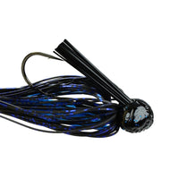 Picasso Lures Fantasy Football Head Jig 1/2 oz / Black/Blue Shower