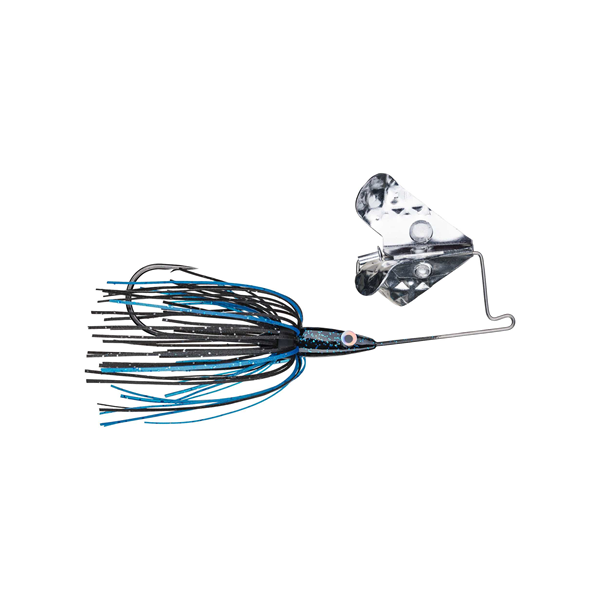 Strike King Tri-Wing Buzz King Buzzbait Black/Blue / 5/16 oz