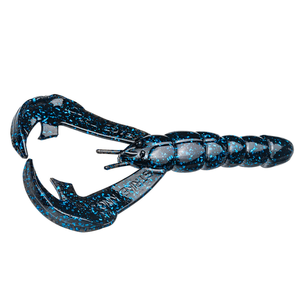 Strike King Rattlin' Rage Craw Black/Blue / 4"