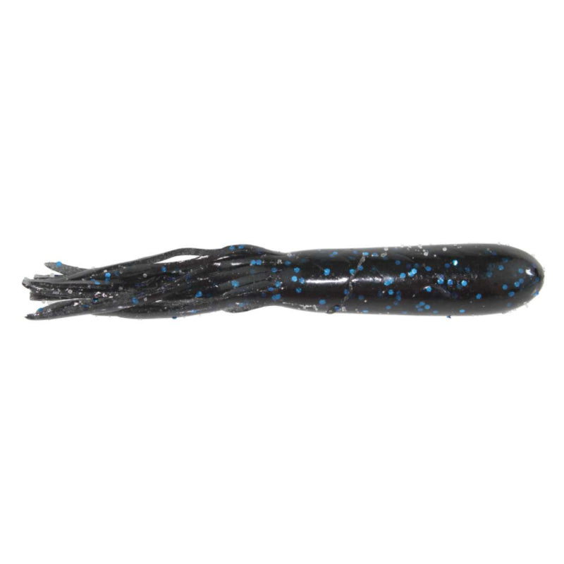 Venom Lures Salt Series 4" Tube - EOL Black Blue Glitter / 4"