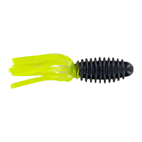 Big Bite Baits Slab Tube Black/Chart Tail / 1 3/4" Big Bite Baits Slab Tube Black/Chart Tail / 1 3/4"