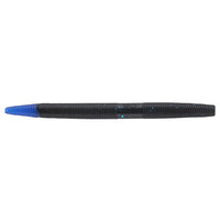 Yamamoto 5" Senko Worm Black/Blue Flake with Blue Tip / 5"