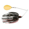 War Eagle Night Time Colorado Spinnerbait 3/4 oz / Black/Red - Gold Blade