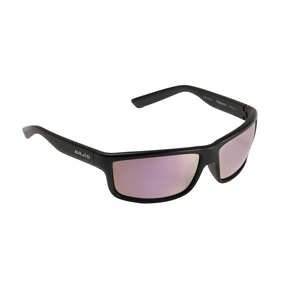 Bajío Nippers Polycarbonate Lens Sunglasses Black Matte / Rose Mirror Polycarbonate